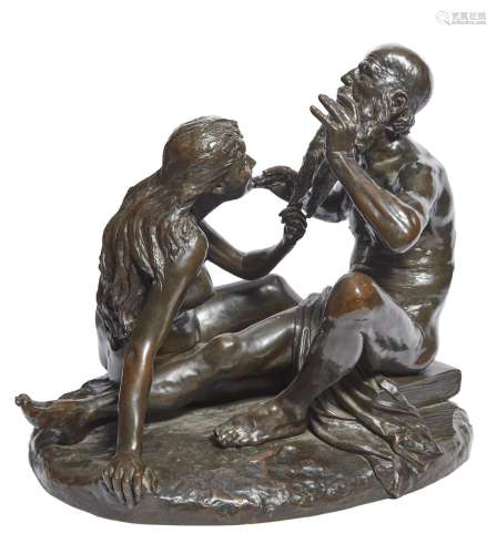 231-Paul FOURNIER (1939)
Loth et sa fille
Importante sculptu...
