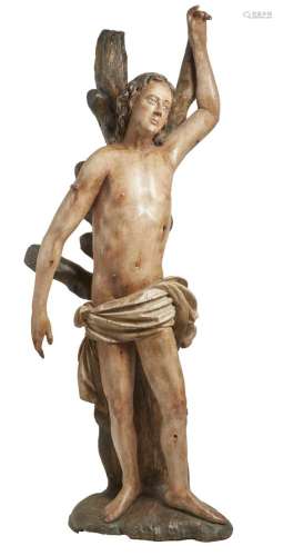254-Saint Sebastien
Sculpture en bois patiné
Fin XVIIème
H:1...