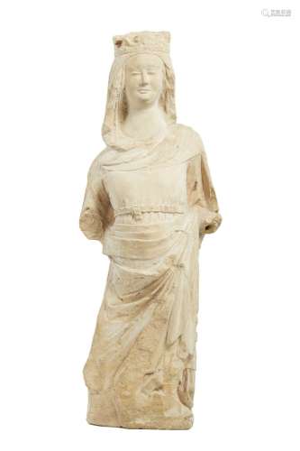 260-Sainte Vierge en pierre
XVIème
Accidents; manques et res...