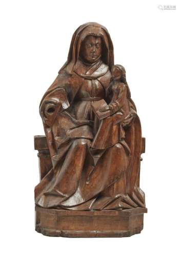 268-Saint Anne et la vierge
Groupe en bois sculpté
XVIème
Ac...