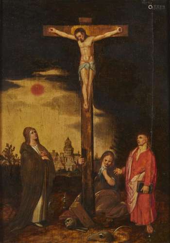 276-Ecole flamande du XVIème siècle
"La crucifixion&quo...