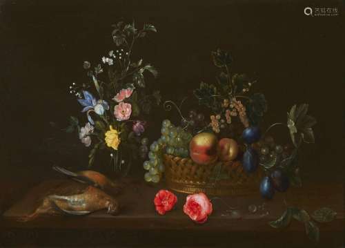 300 - Frans YKENS (Anvers 1601 - vers 1693)
Nature morte à l...