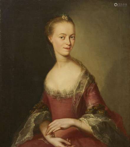 311-Ecole du XVIIIème siècle
Portrait d'une jeune femme ...