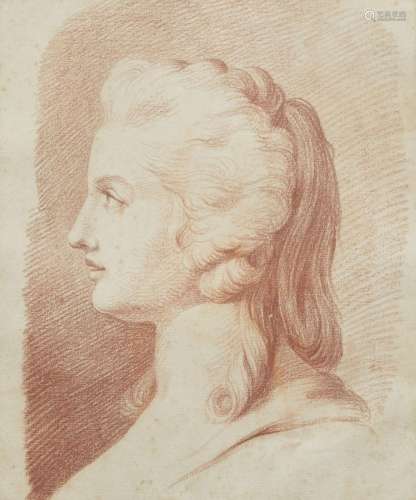 319-Nicolas André COURTOIS (1734-1806)
Profil de femme; 1792...