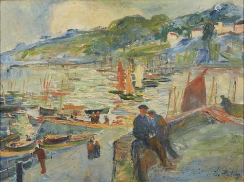 406-Pierre de BELAY (1890-1947)
Le port de DOUARNENEZ; 1918
...