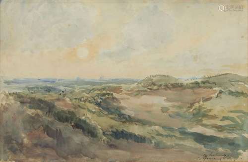 436-Albert LEBOURG (1849-1928)
La Panne (Belgique)
Aquarelle...