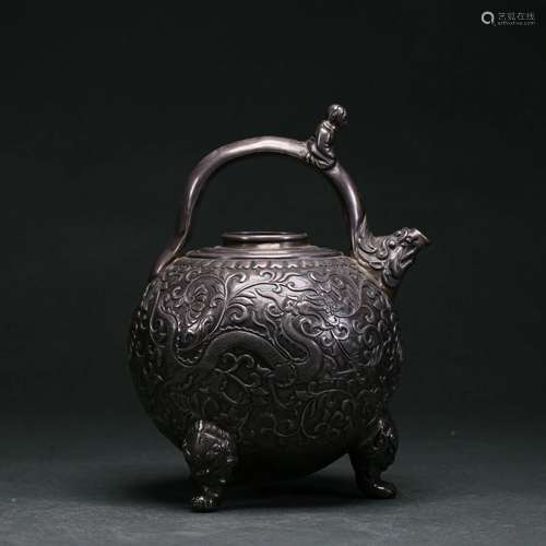 A Silver Ewer