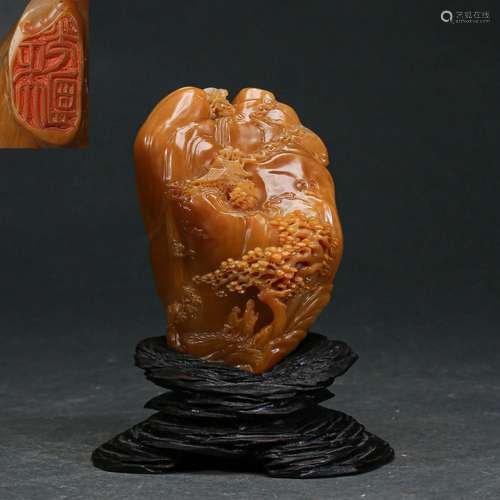 A Carved Tianhuang Seal