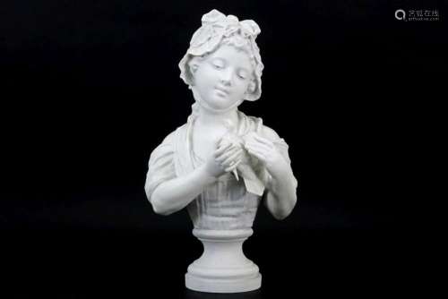 LEVIS G. antieke neoclassicistische sculptuur in biscuit : &...