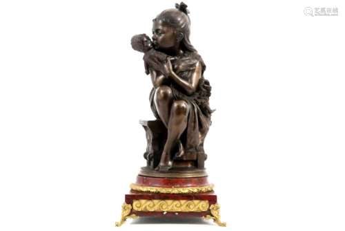 COMEYN POLYDOR (1848 - 1907) antieke sculptuur in brons : &q...