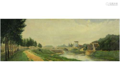 LEBOURG ALBERT (1849 - 1928) olieverfschilderij op doek : &q...