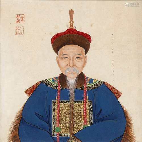 ‘PORTRAIT OF A SECOND-RANK OFFICIAL’, QING DYNASTY