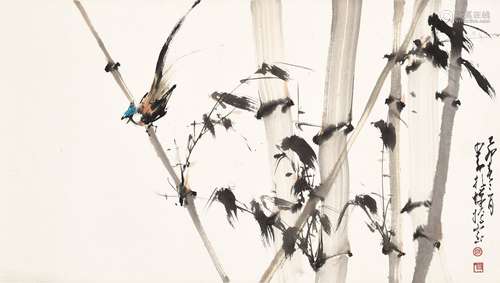 ‘BIRD AND BAMBOO’, BY ZHAO SHAO’ANG (1905-1998)