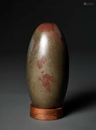 A SUPERB INDIAN STONE LINGAM, LATE 19TH - EARLY 20TH CENTURY