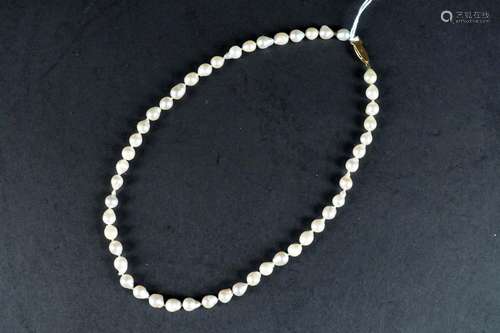 Collier en perles de culture baroques