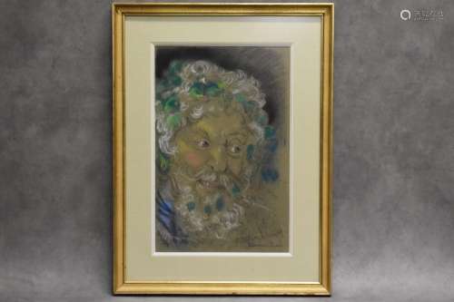Georges MANZANA-PISSARRO (1871-1961) Portrait d'homme , ...