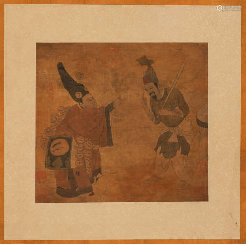 Anonymous silk figures in song and Yuan Dynasties