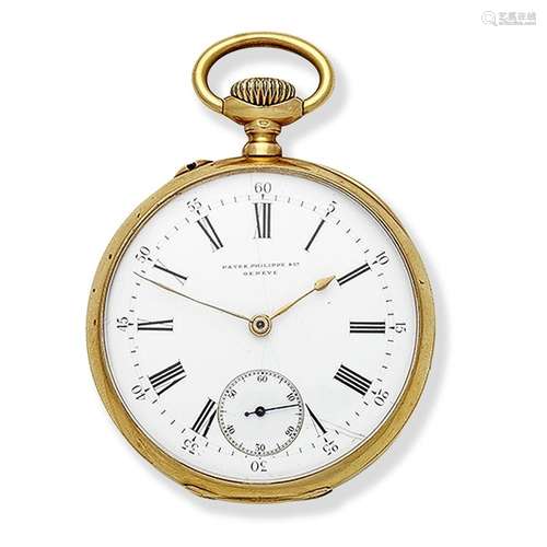 Patek, Philippe & Co., Geneve. An 18K gold keyless wind ...