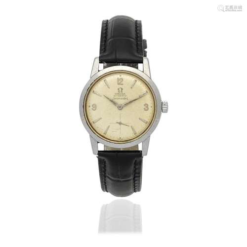 Omega. A stainless steel automatic wristwatch Seamaster, Ref...