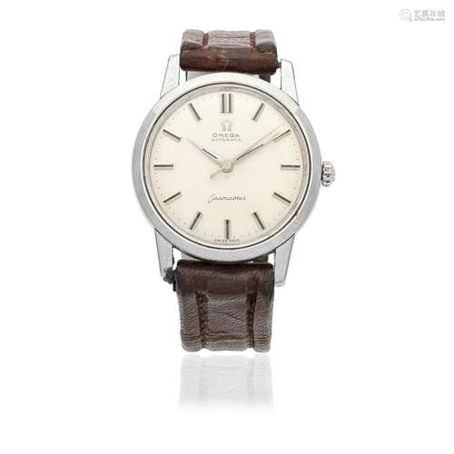 Omega. A stainless steel automatic wristwatch Seamaster, Ref...