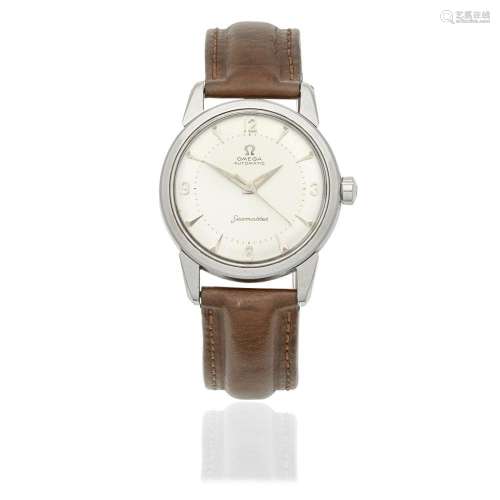 Omega. A stainless steel automatic wristwatch Seamaster, Cir...