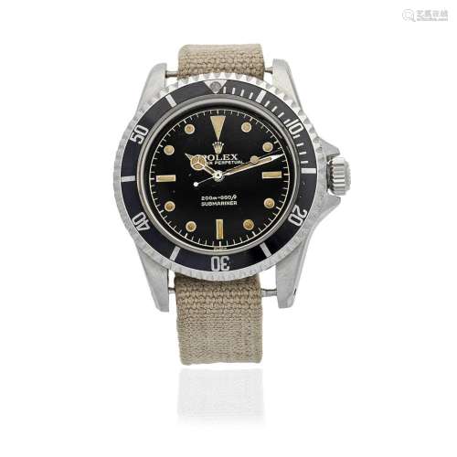 Rolex. A fine stainless steel automatic wristwatch with poin...