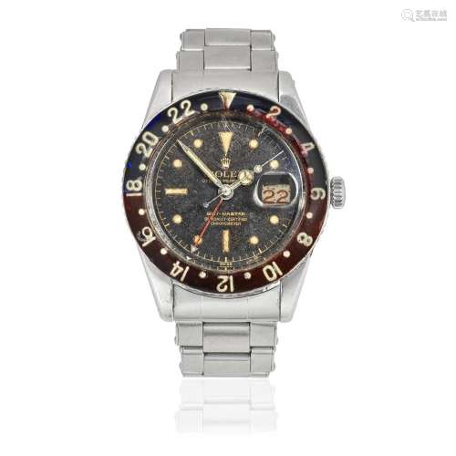 Rolex. A fine and rare stainless steel automatic calendar du...