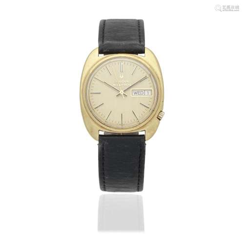 Bulova. An 18K gold electronic calendar wristwatch Accutron,...