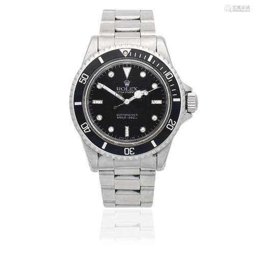 Rolex. A stainless steel automatic bracelet watch Submariner...