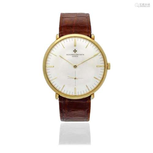 Vacheron & Constantin. An 18K gold manual wind wristwatc...