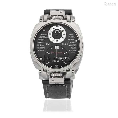 Anonimo Firenze. A stainless steel automatic calendar wristw...