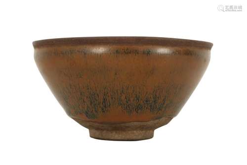 A CHINESE JIAN 'HARE'S FUR' TEA BOWL.