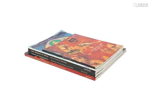 FIVE SPINK AND SON HIMALAYAN ART CATALOGUES.