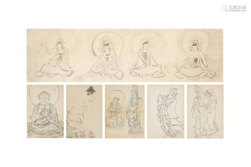 A JAPANESE DRAWING OF GUANYIN.