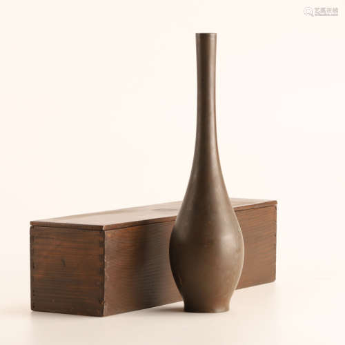 秦蔵六造 銅製花瓶