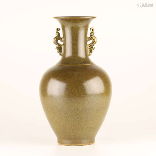 大清雍正年製 蕎麦釉花瓶