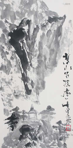 石魯  華山奇峰