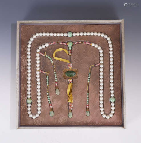 Qing Dynasty Pearl Court Necklace