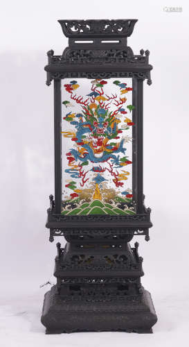 Qing Dynasty Zitan Lantern