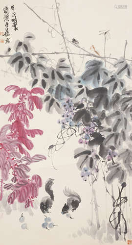 The Squirrel，by Qi Baishi