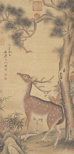 The Deer，by Hua Yan