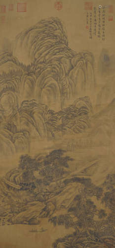 Chinese Landscape Painting by Wen Zhengming