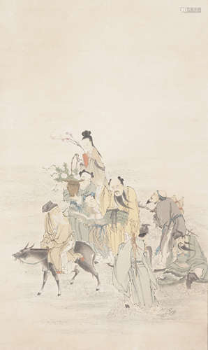 Chinese Immortals Painting