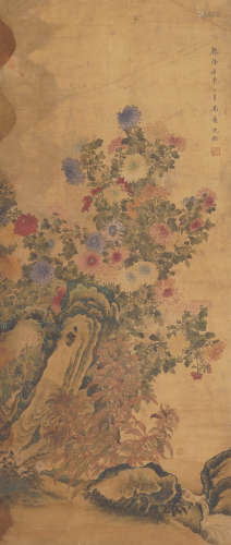 Chinese Flower Painting by Shen Quan