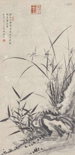 Chinese Flower Painting by Yongxing