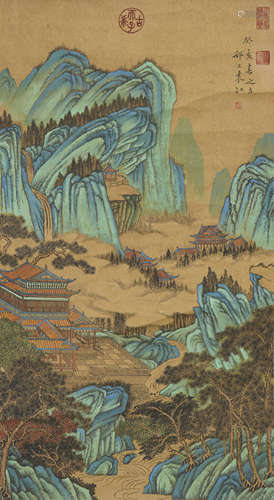 Chinese Landscape Painting by Yuan Jiang