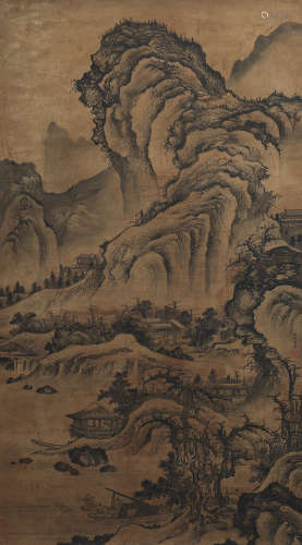 Chinese Landscape Painting by Dai Jin