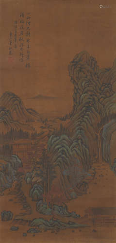 Chinese Landscape Painting by Dong Bangda