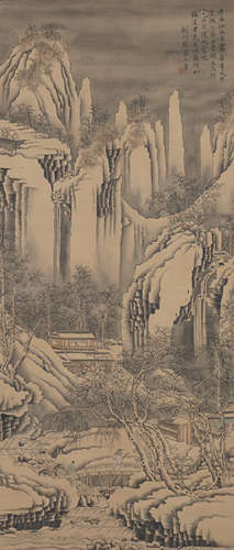 Chinese Landscape Painting by Wang Hui