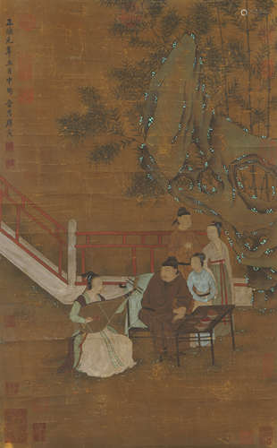 Chinese Figure Painting by Tang Yin